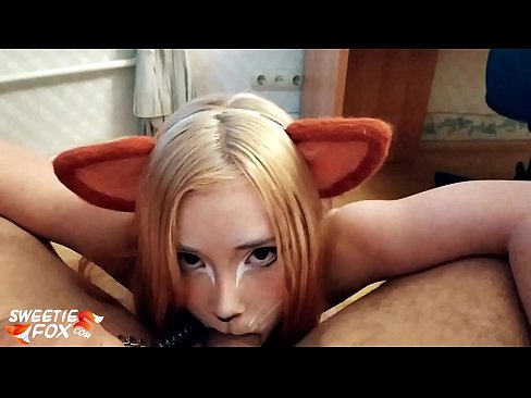 ❤️ Kitsune sluk piel en kom in haar mond ️ Fok video by ons ﹏